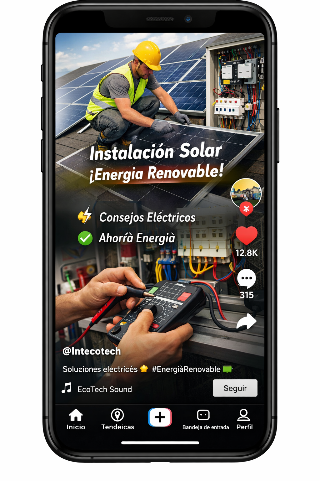 Publicación de TikTok